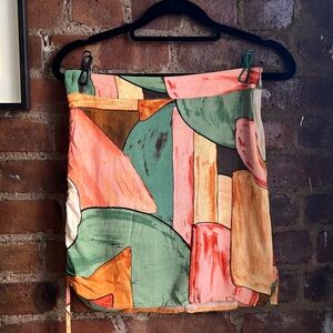 Forever 21 Abstract Print Miniskirt